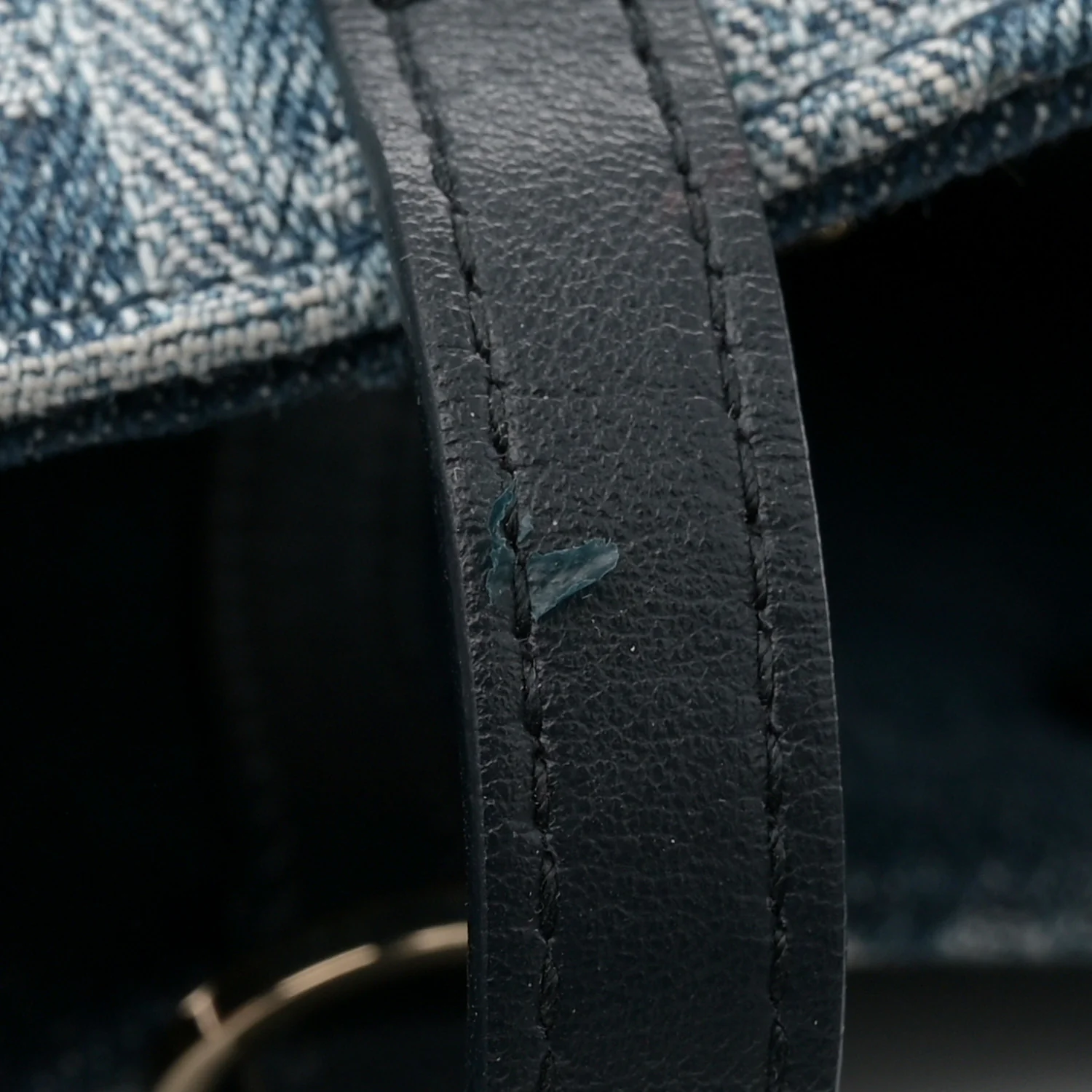 Denim Jacquard Oblique Medium Toujours Blue - Top Club