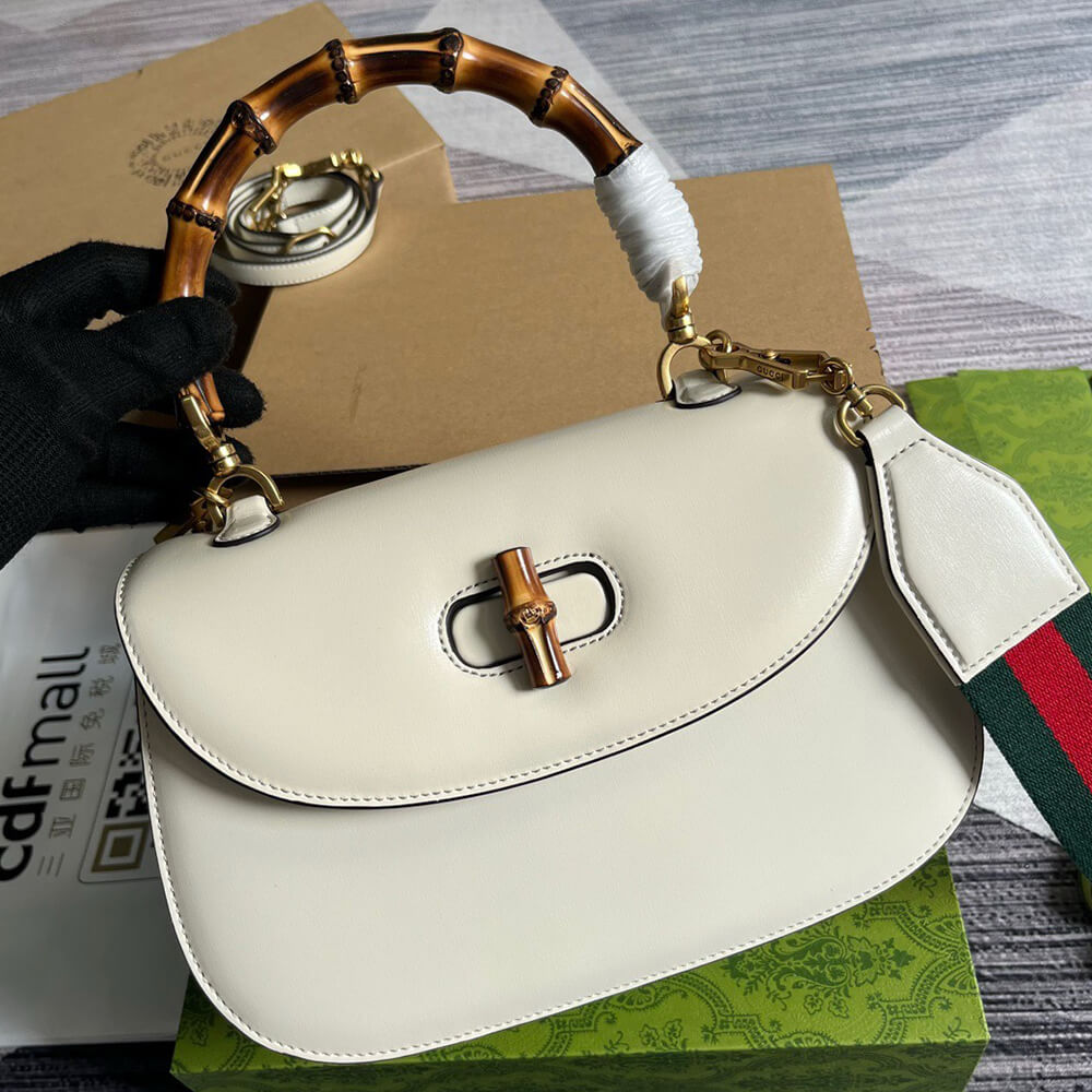 GUCCI BAMBOO 1947 MEDIUM TOP HANDLE BAG - Top Club