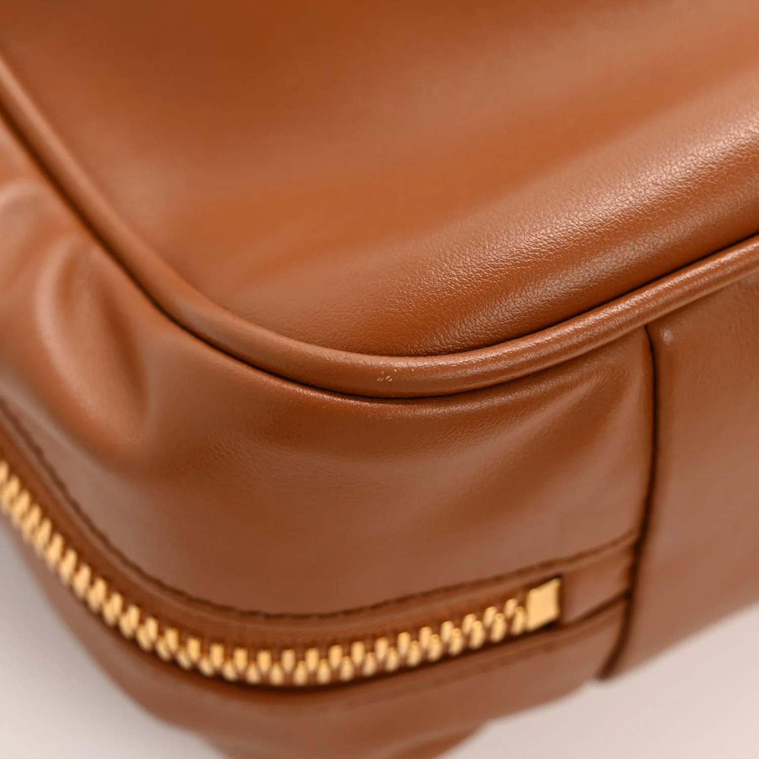 Soft Calf Softy Large Beau Top Handle Bag Cognac - Top Club