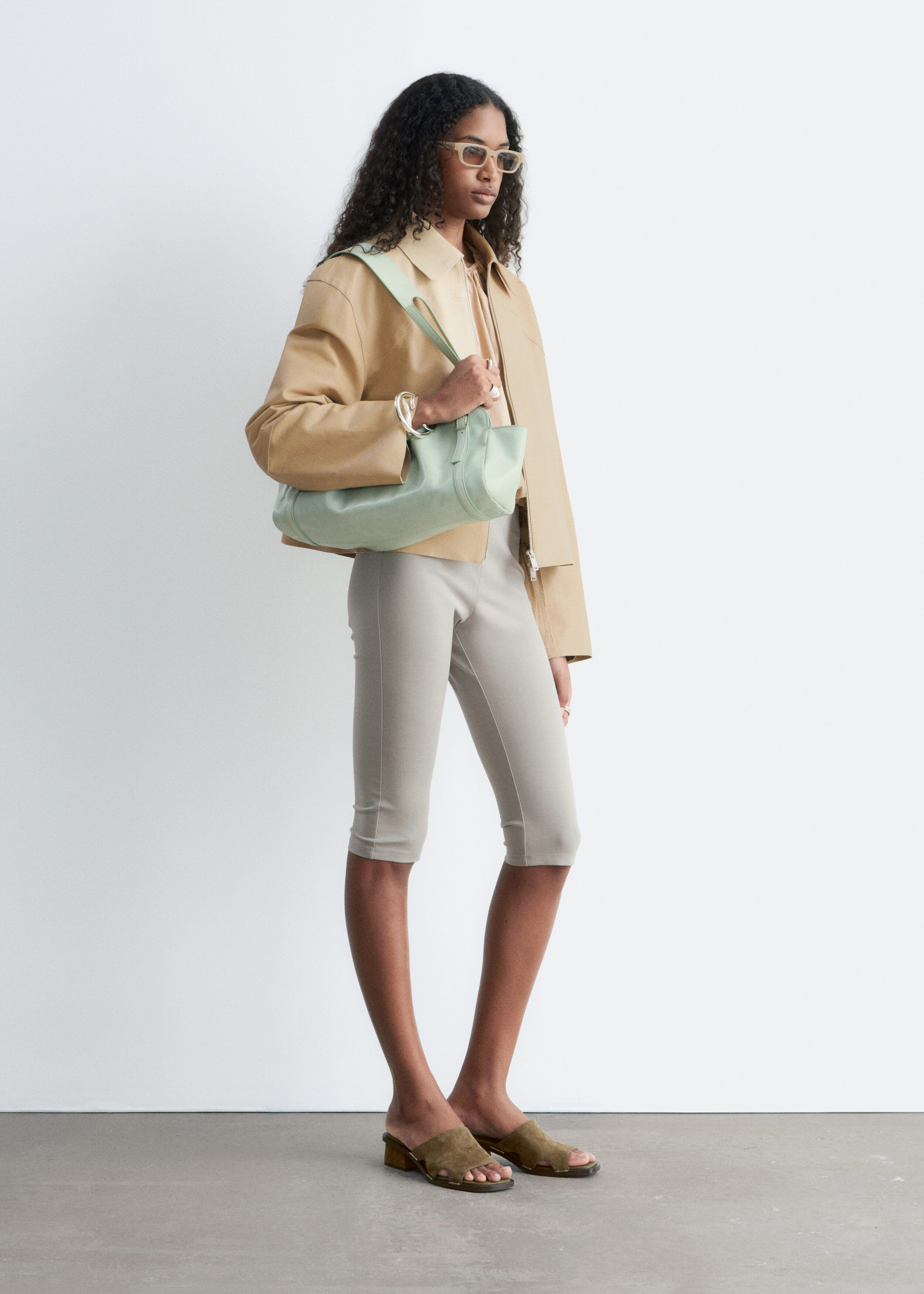 & Other Stories SLIM CAPRI TROUSERS