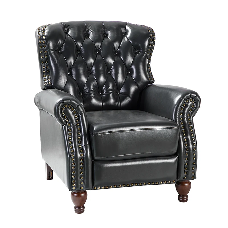 Gabrielle Genuine Leather Oversized Recliner