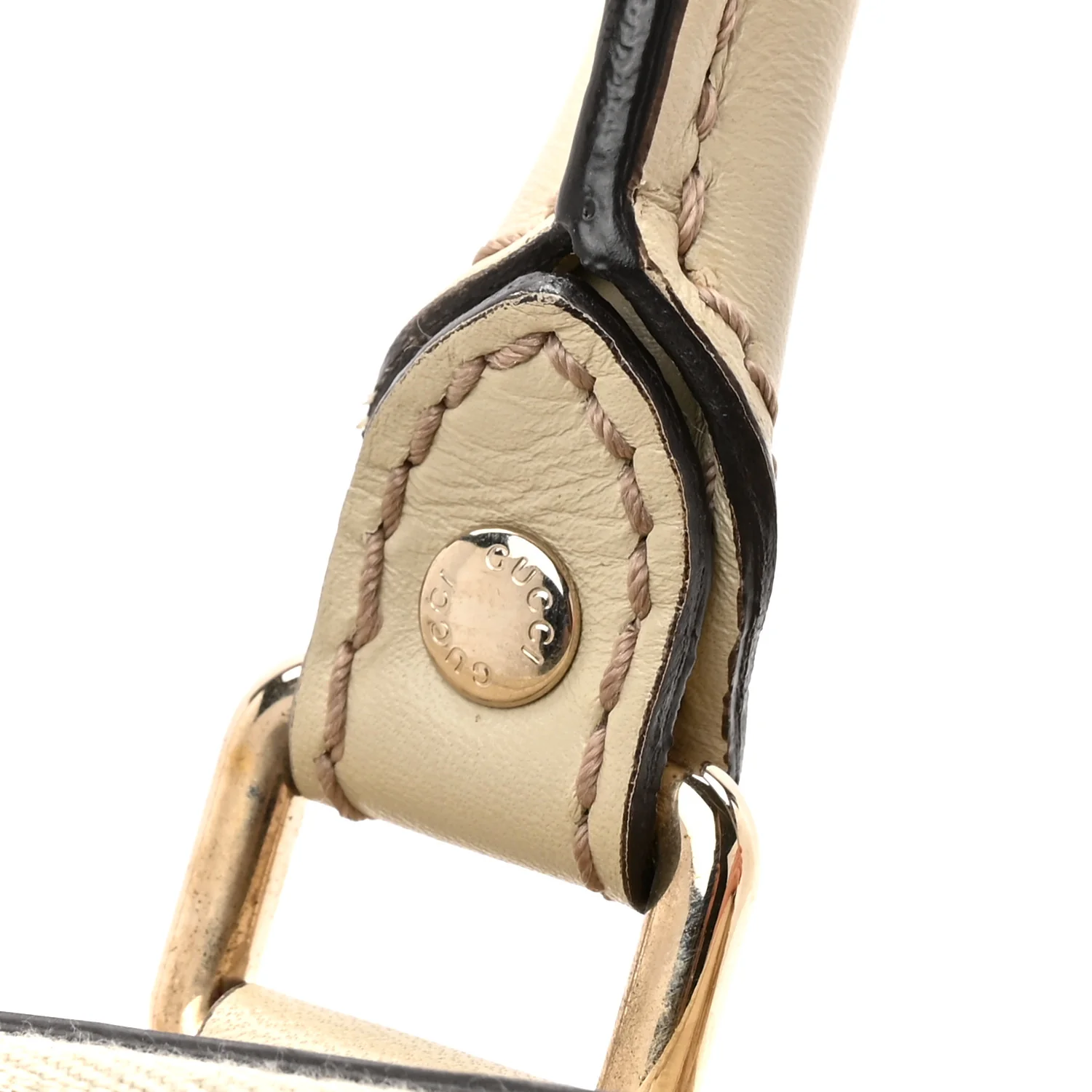 Monogram Margaux Calfskin Medium Sukey Top Handle Bag Beige Ebony Mystic White - Top Club