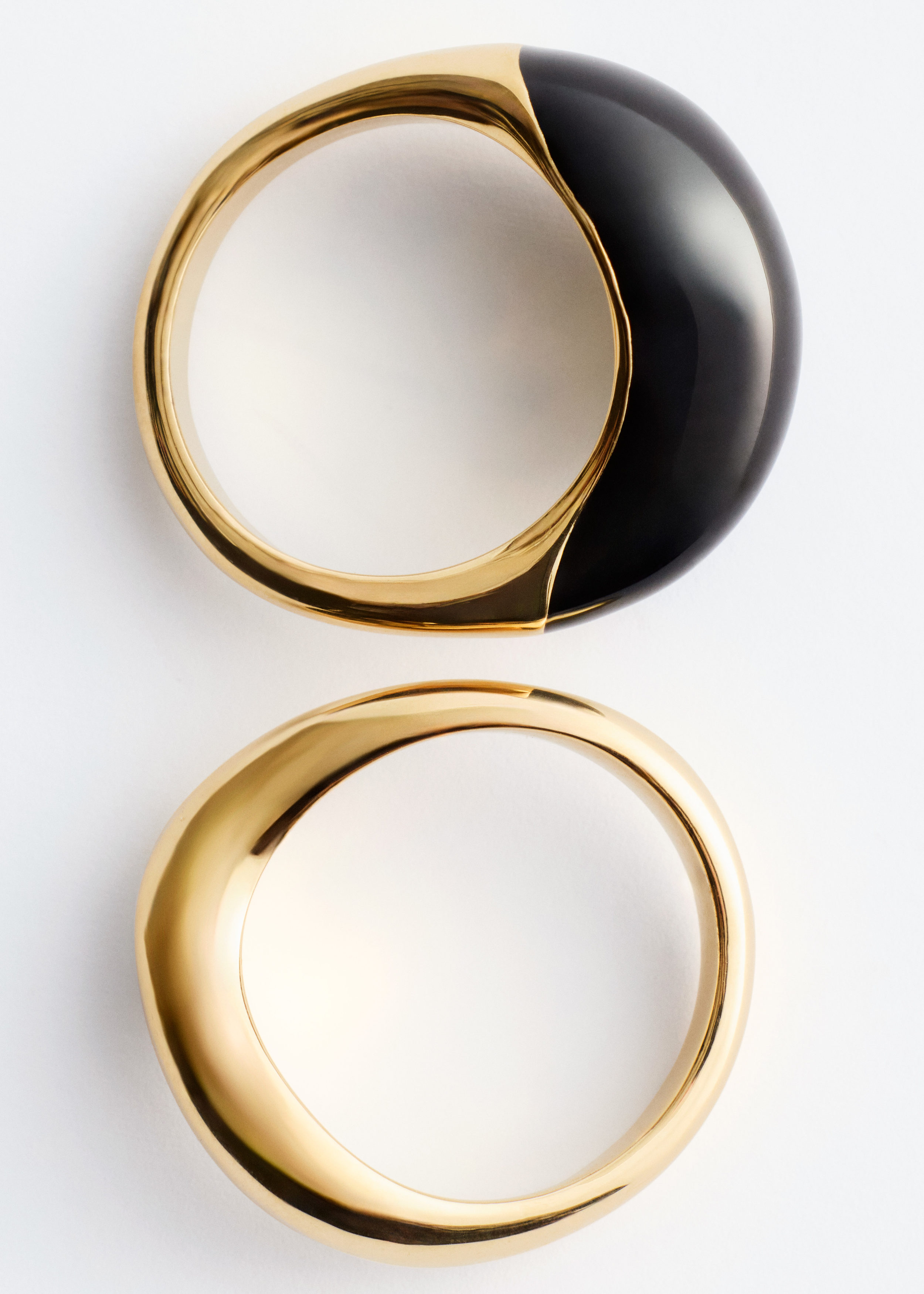& Other Stories SCULPTURAL 2-PACK RING SET