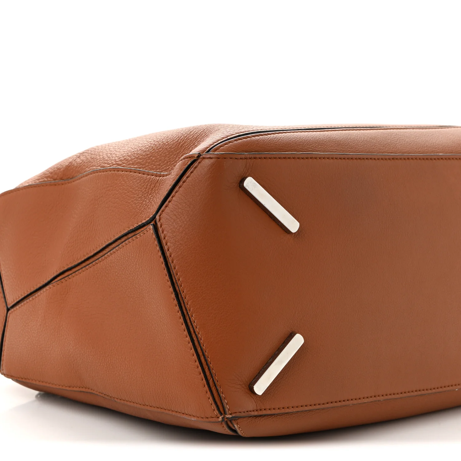 Calfskin Large Puzzle Bag Tan - Top Club