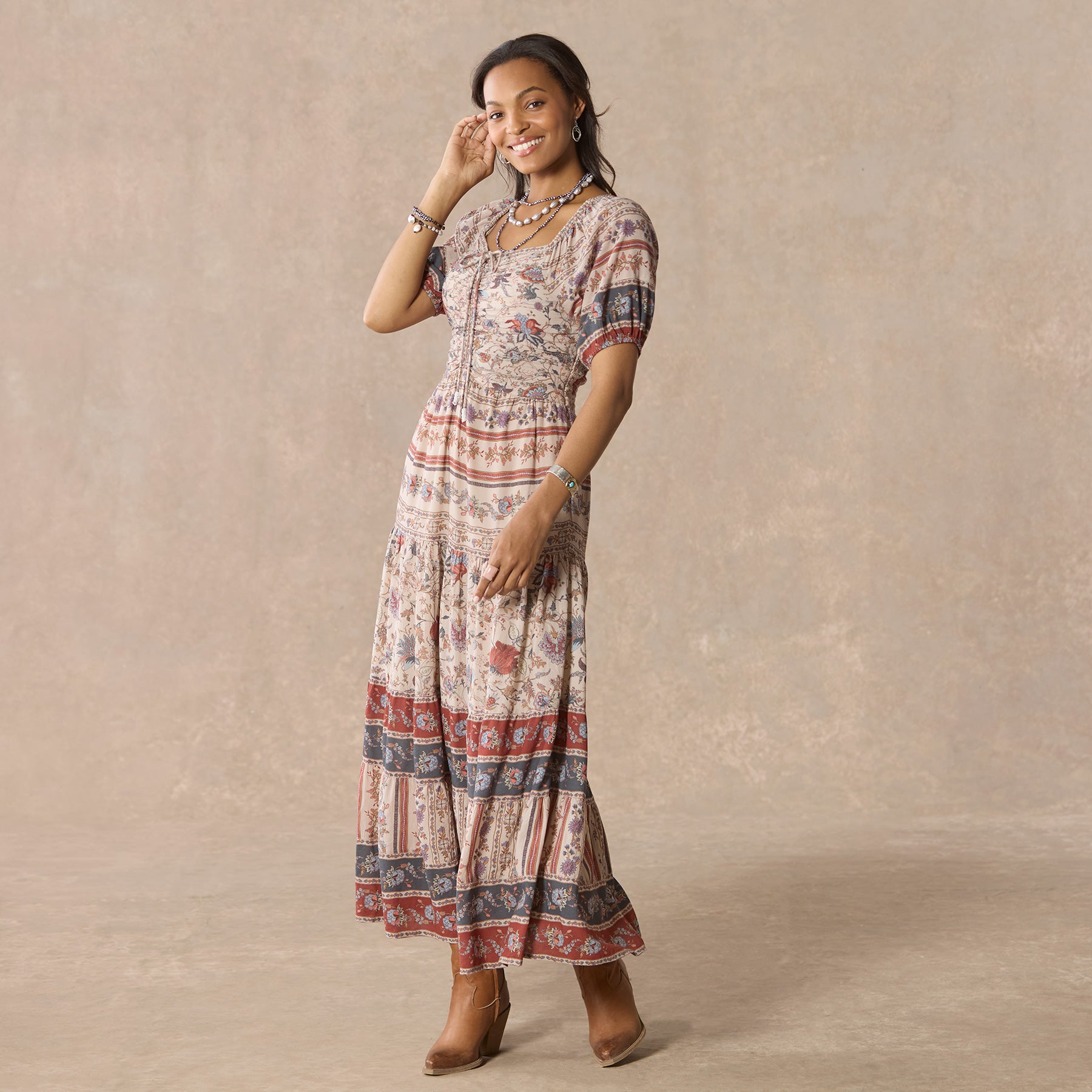 Plaza Print Dress - Sundance Living