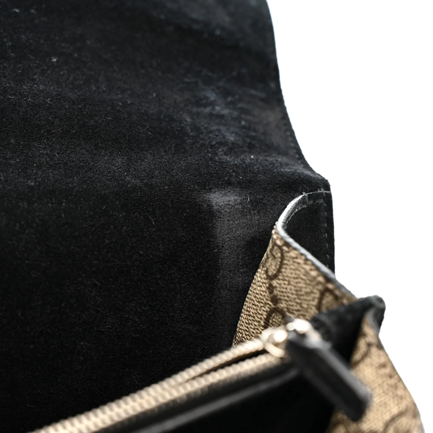 GG Supreme Monogram Medium Dionysus Shoulder Bag Black - Top Club