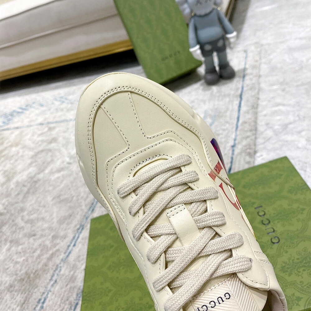 Rhyton sneaker with Gucci print - Top Club