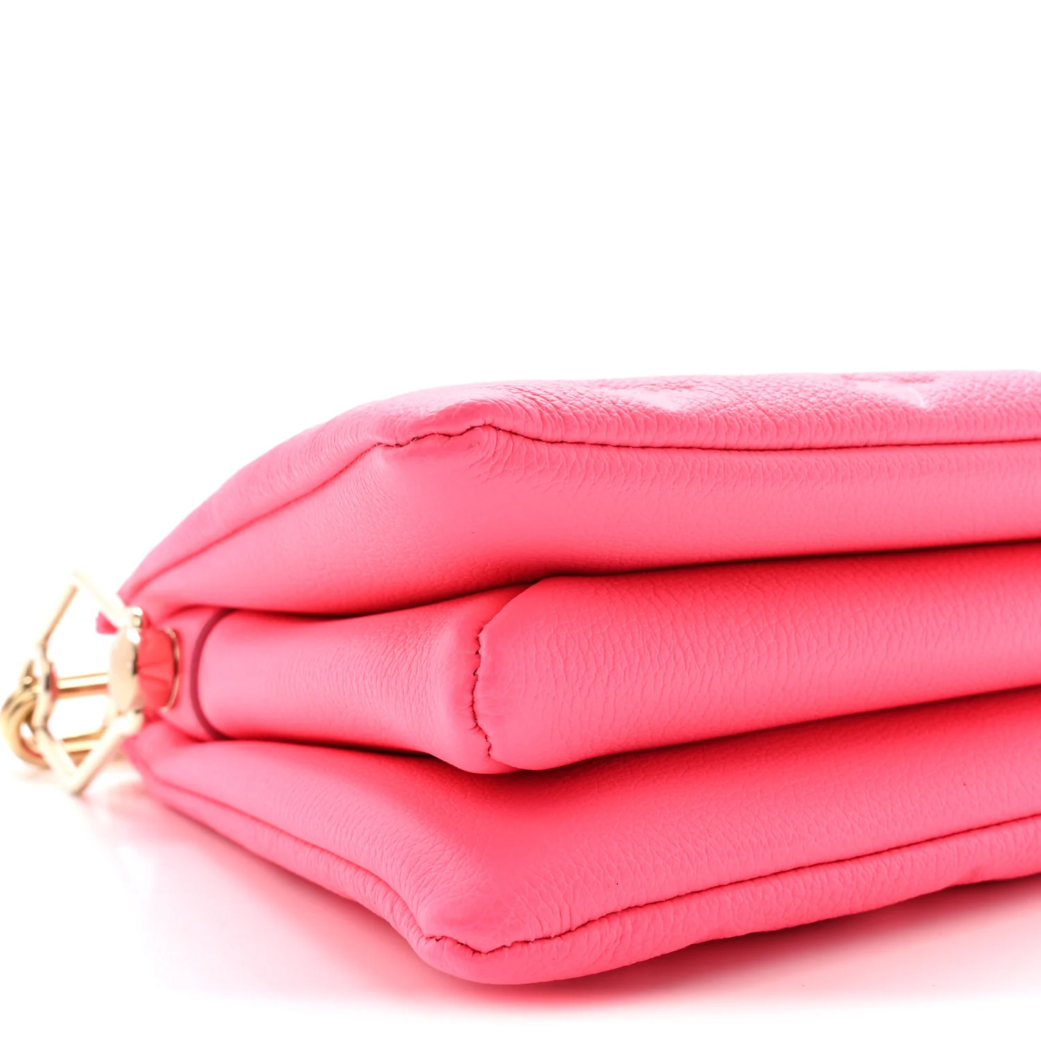 Calfskin Embossed Monogram Coussin BB Rose Fluo - Top Club