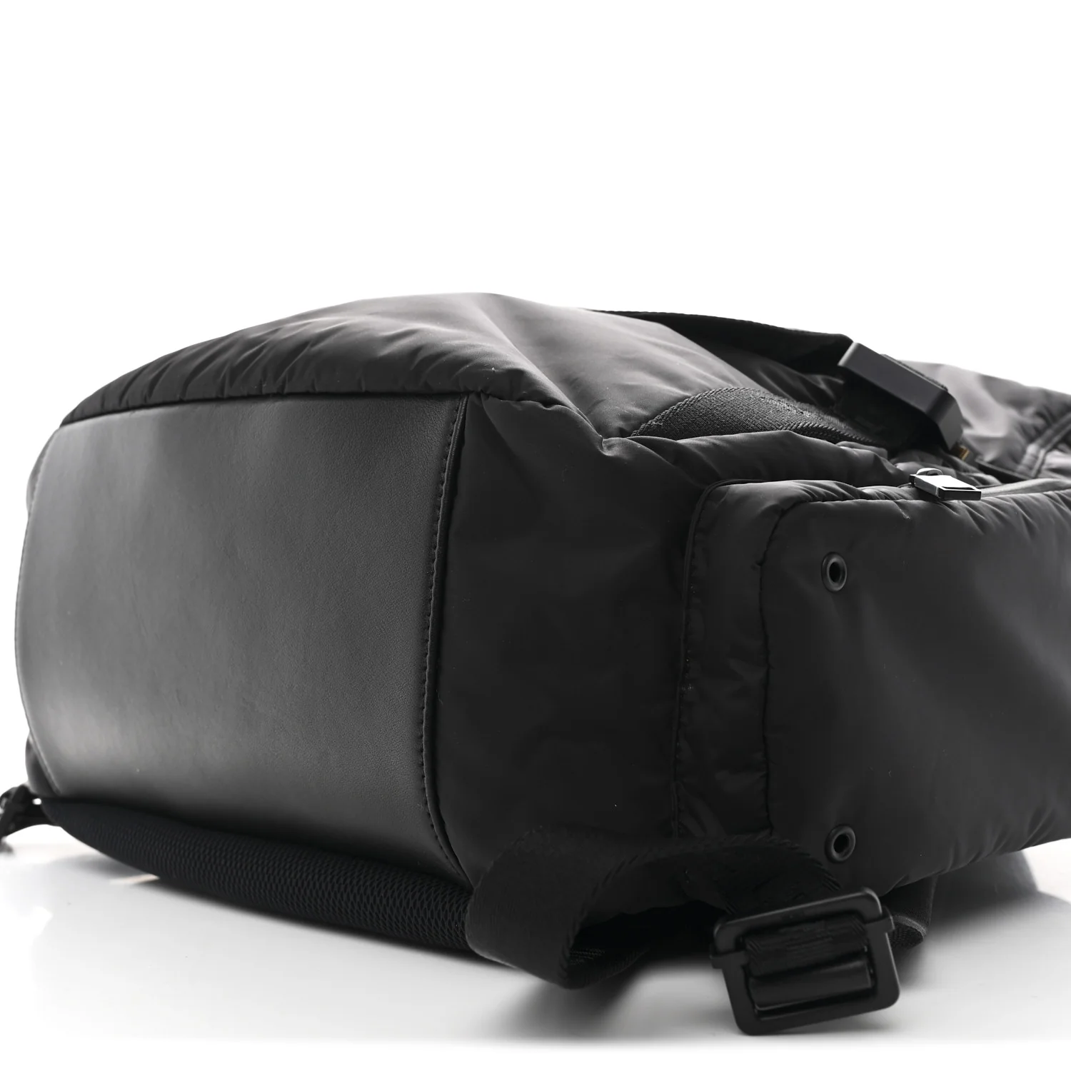 Nylon Saddle Backpack Black - Top Club