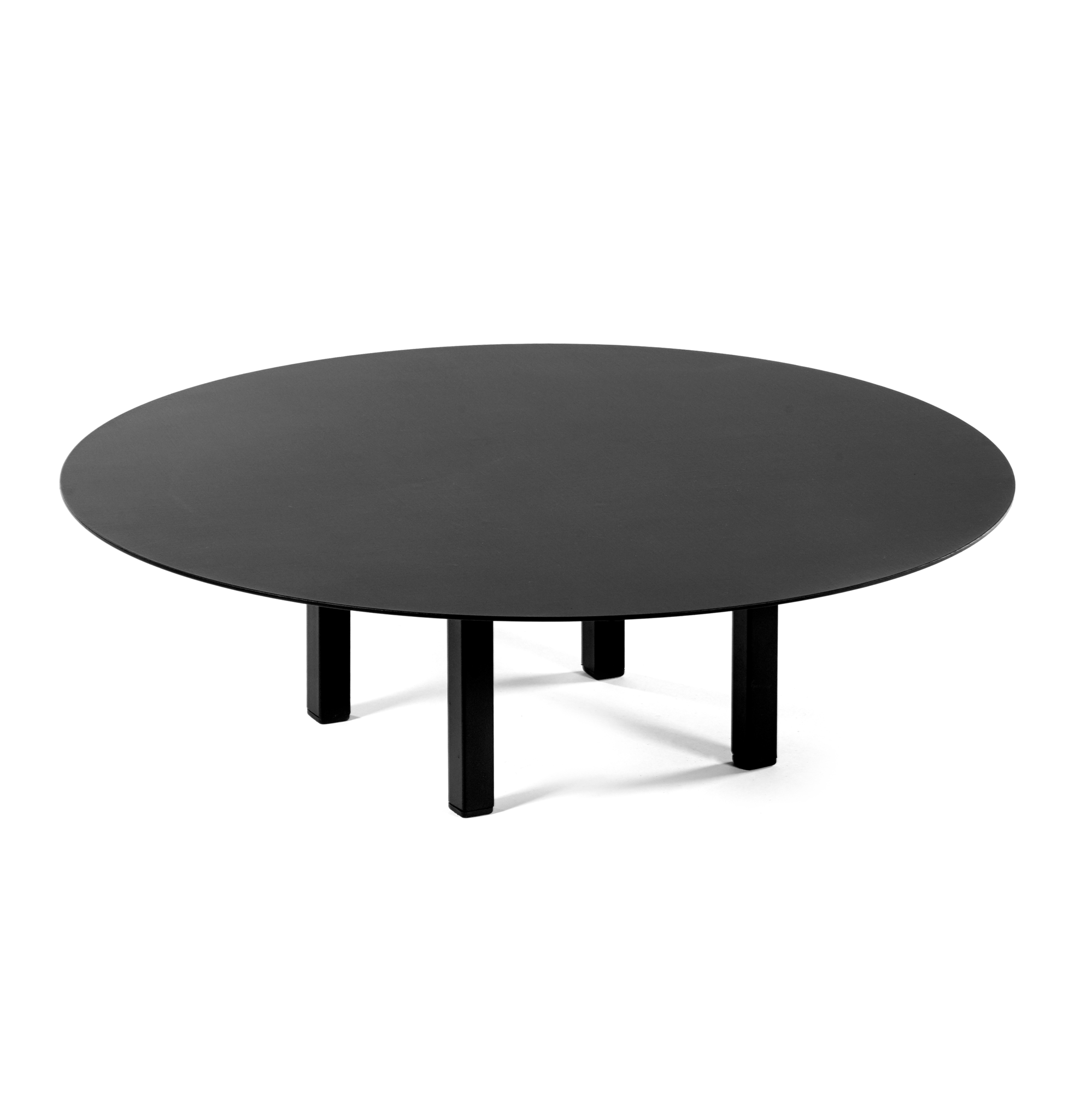Salontafel 02 Ø78 cm zwart