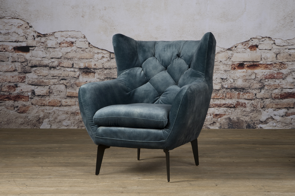 Fauteuil Bomba Blauw - set van 2