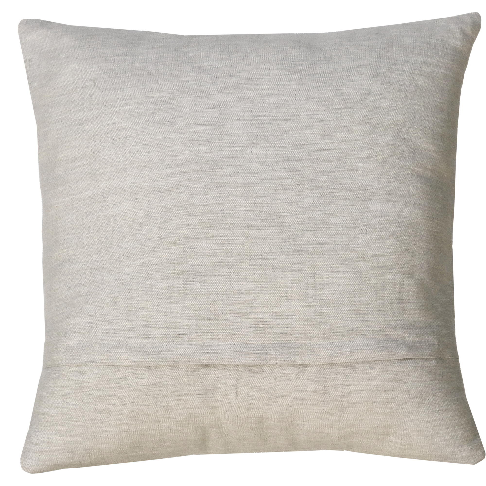 Sierkussen linnen streep kiezel 47x47 cm mocha