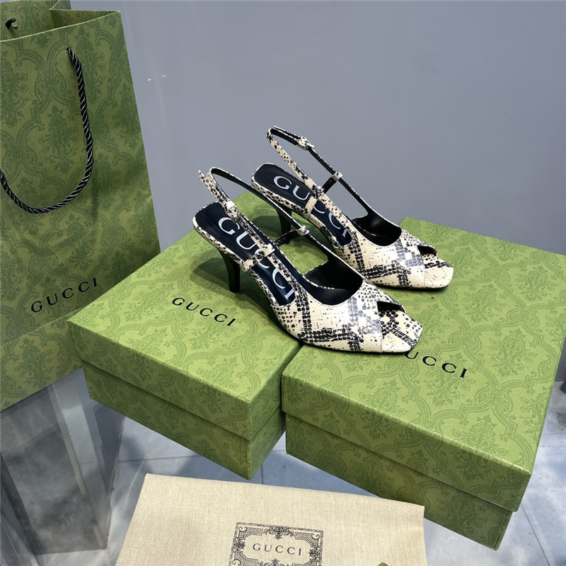 gucci mesh fish mouth high heel sandals - Sneaker Replica Workshop
