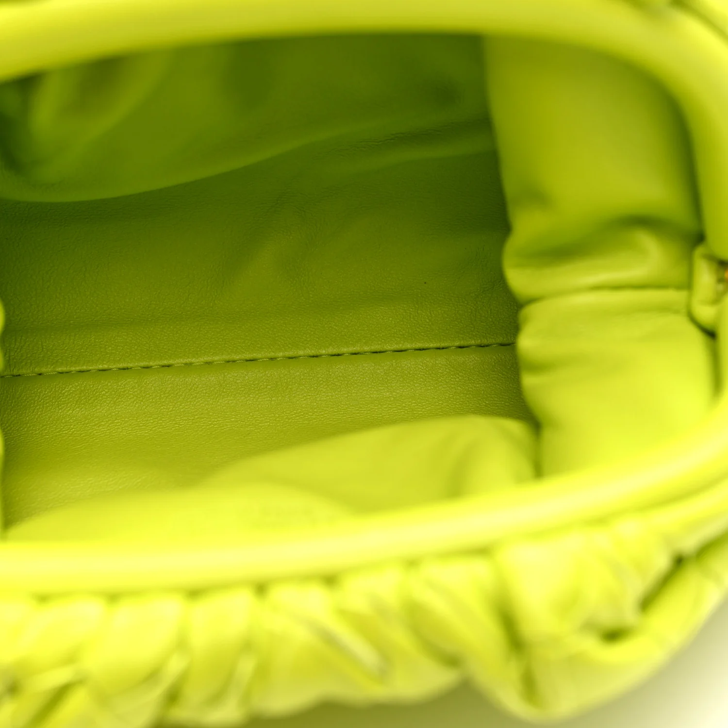 Nappa Intrecciato The Mini Pouch Kiwi - Top Club