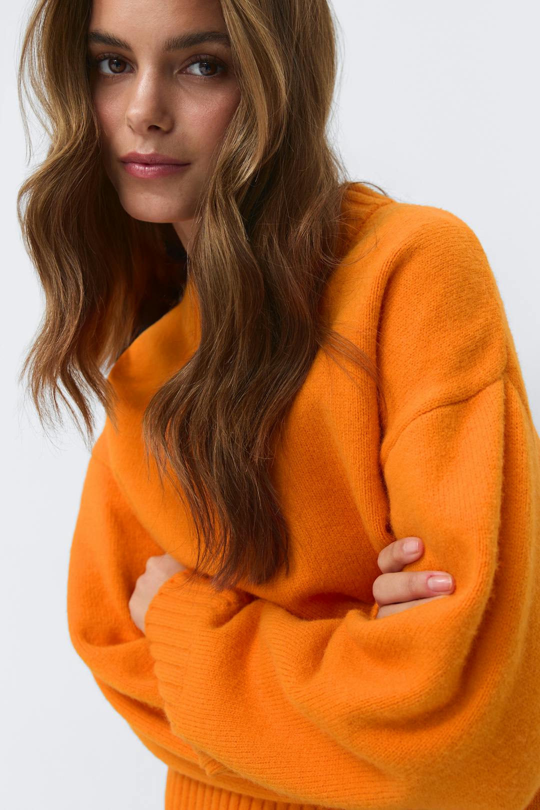 Gina Tricot crew neck knitted sweater