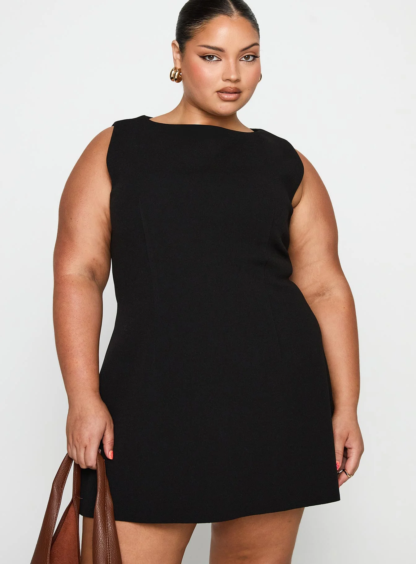 Anse Mini Dress Black Curve