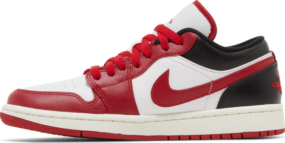 Wmns Air Jordan 1 Low  White Gym Red  DC0774-160 - Sneaker Replica Workshop