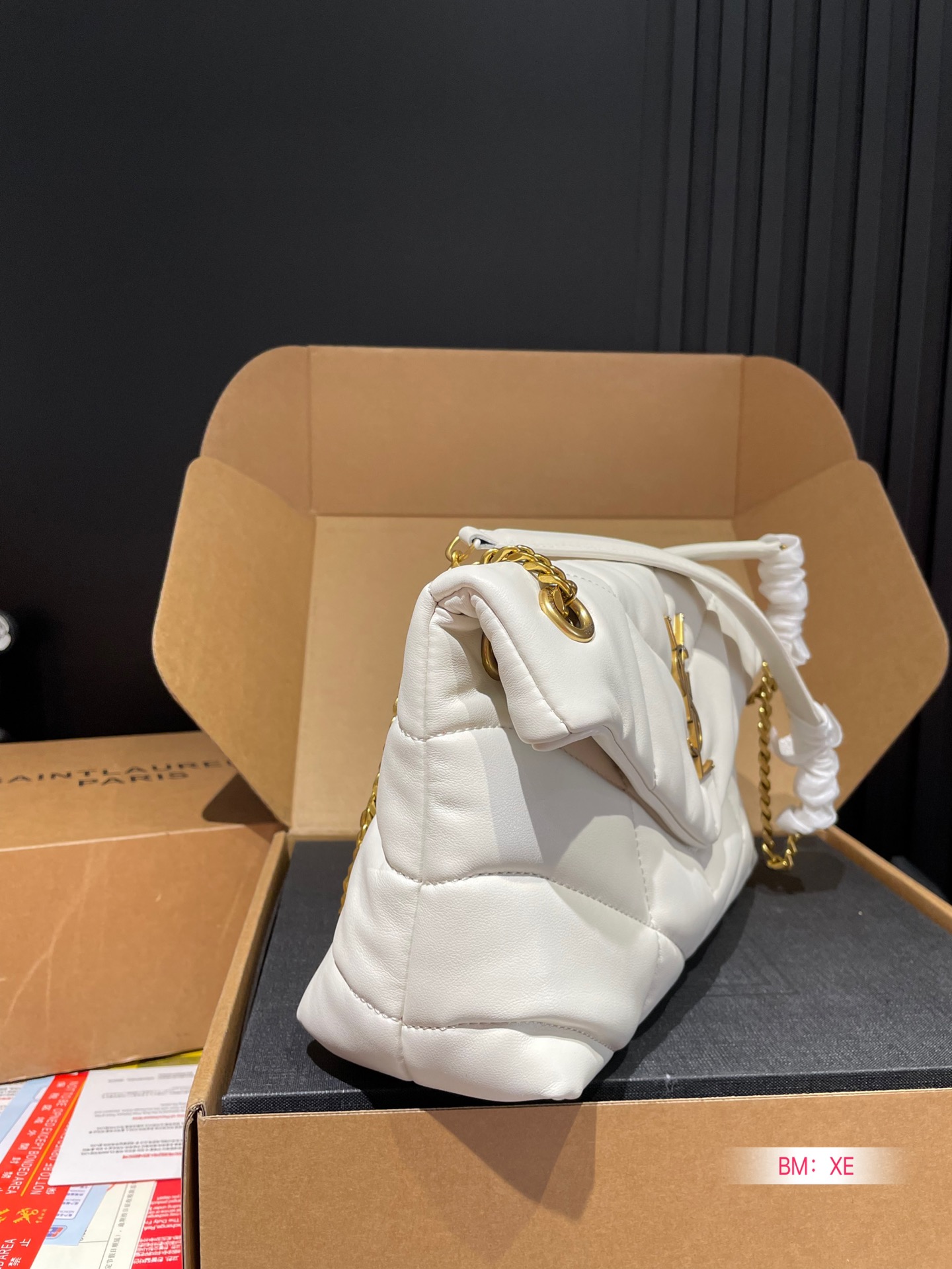Y PUFFER SMALL SIZE BAG IN QUILTED LAMBSKIN Size: 28*17 CM - Top Club