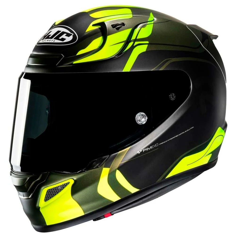 CASCO HJC RPHA 12 LAWIN - BLACK / FLUOR