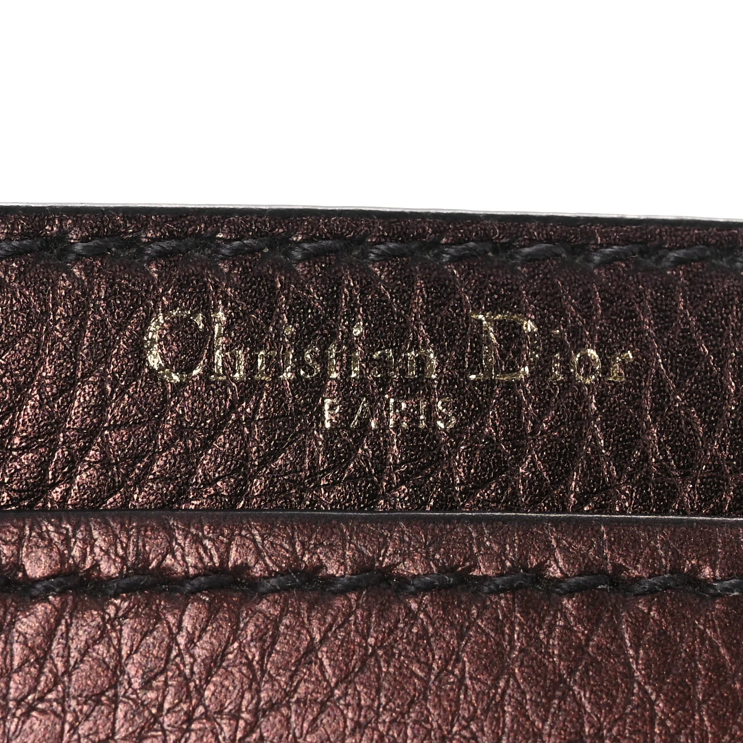 Metallic Calfskin J'Adior Chain Flap Bag Noisette - Top Club
