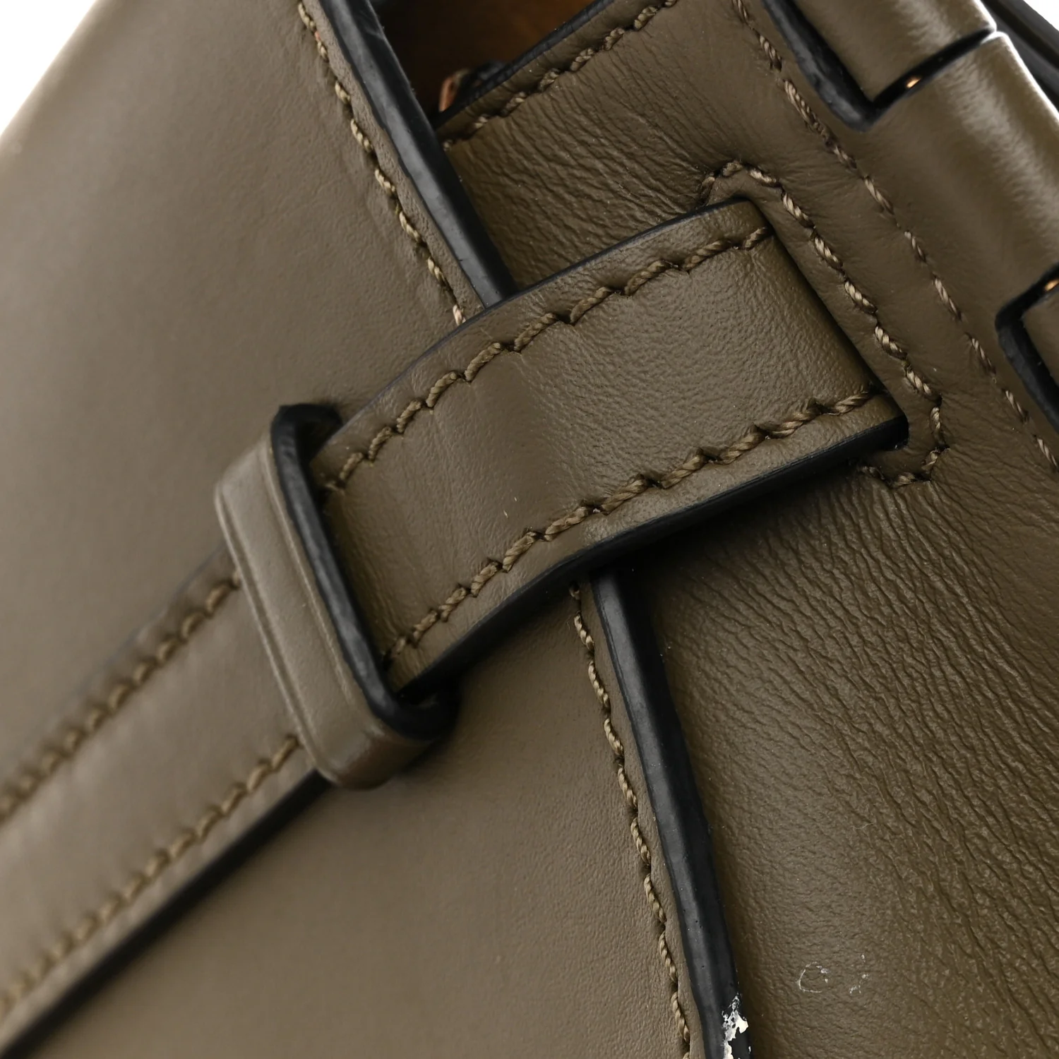 Calfskin Jacquard Mini Gate Dual Bag Autumn Green - Top Club