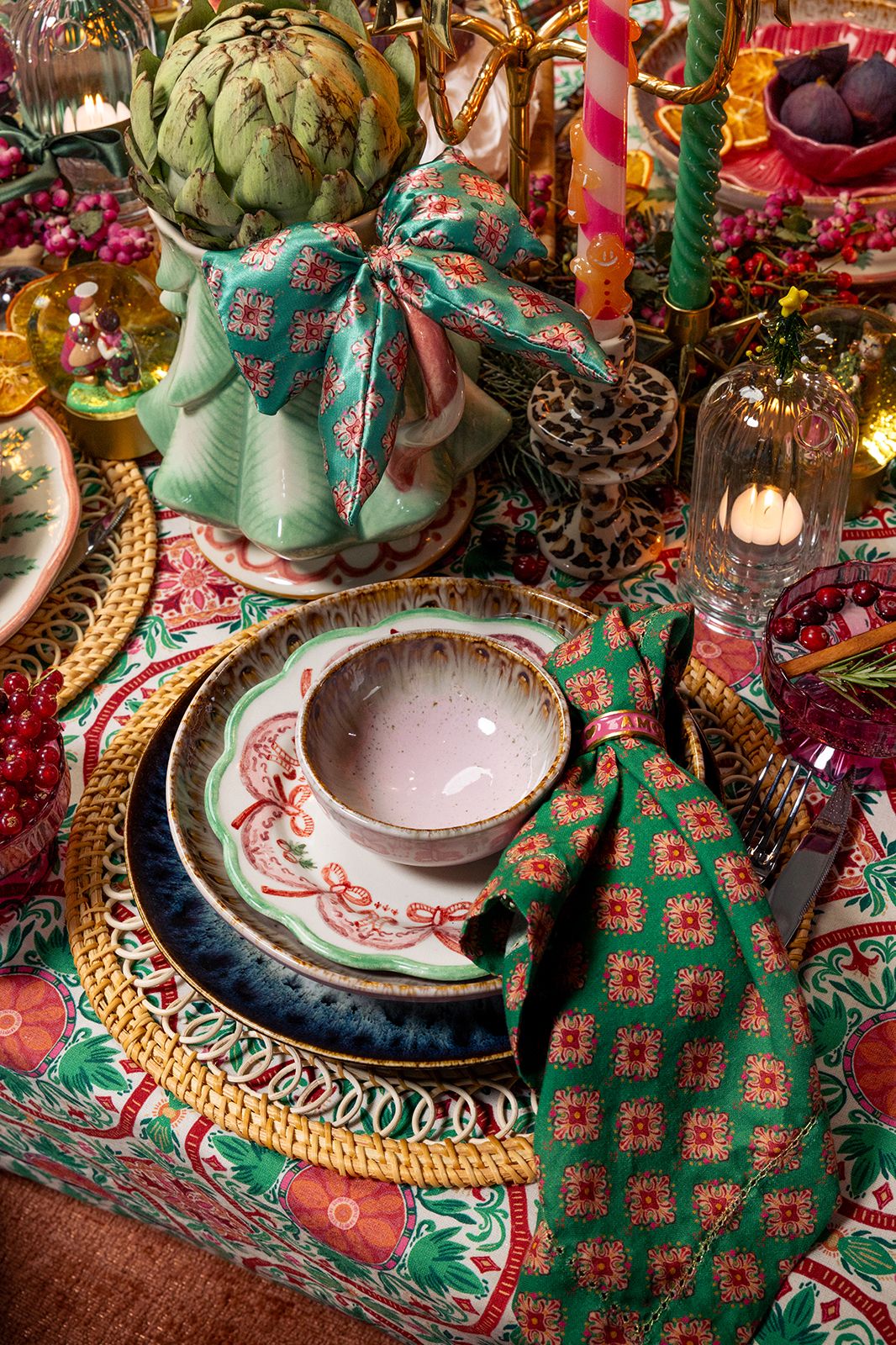 Multicolour servetringen love