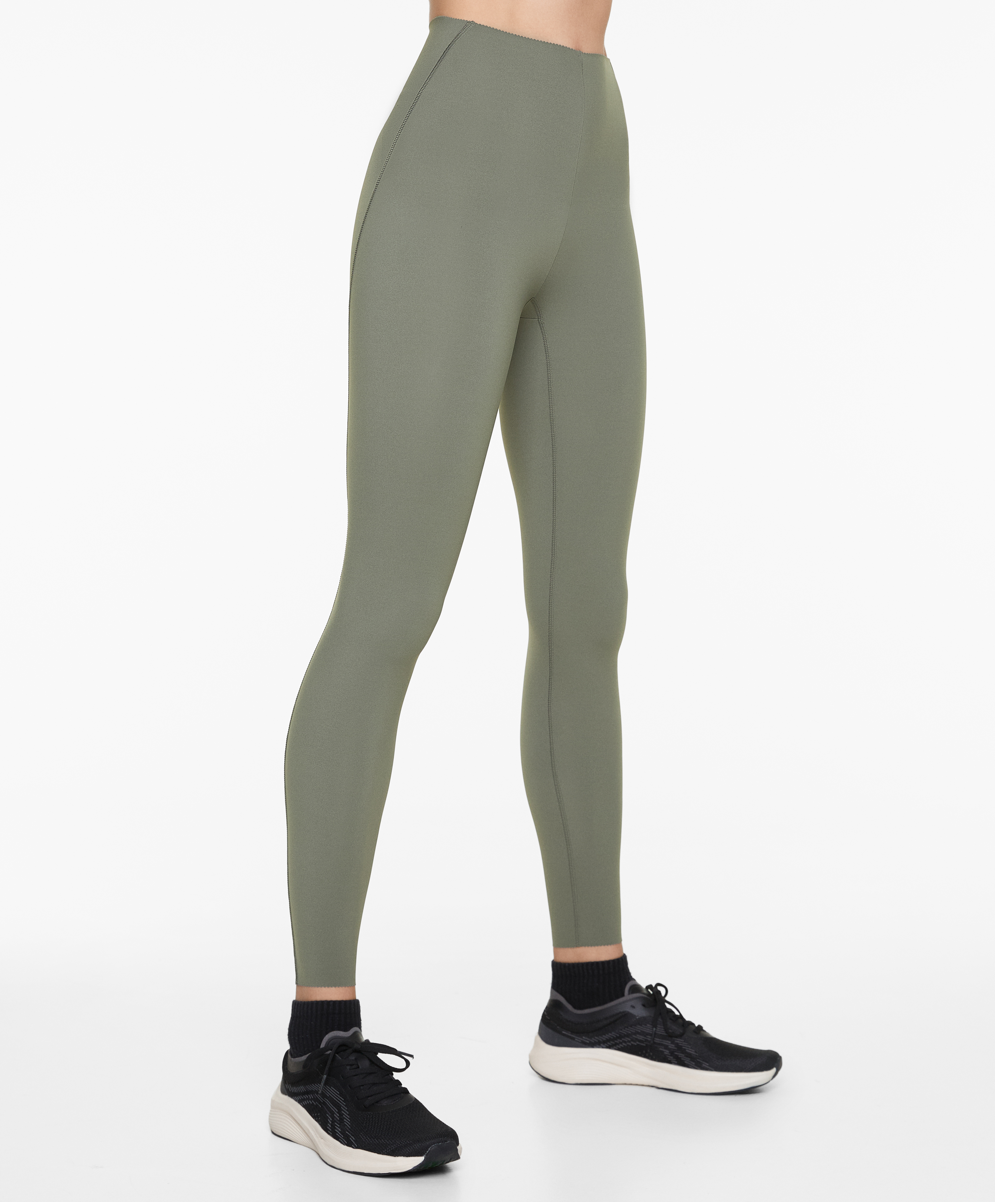 OYSHO Compressive core control ankle-length leggings