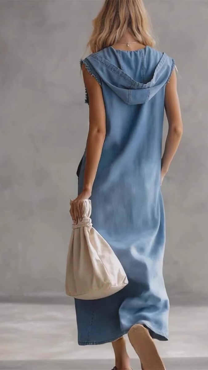 Women's Loose-Fit Casual Long Cardigan Vest Dress - Nordfashionstorm - Women's Clothing, Fashion for You - Nordfashionstorm.com