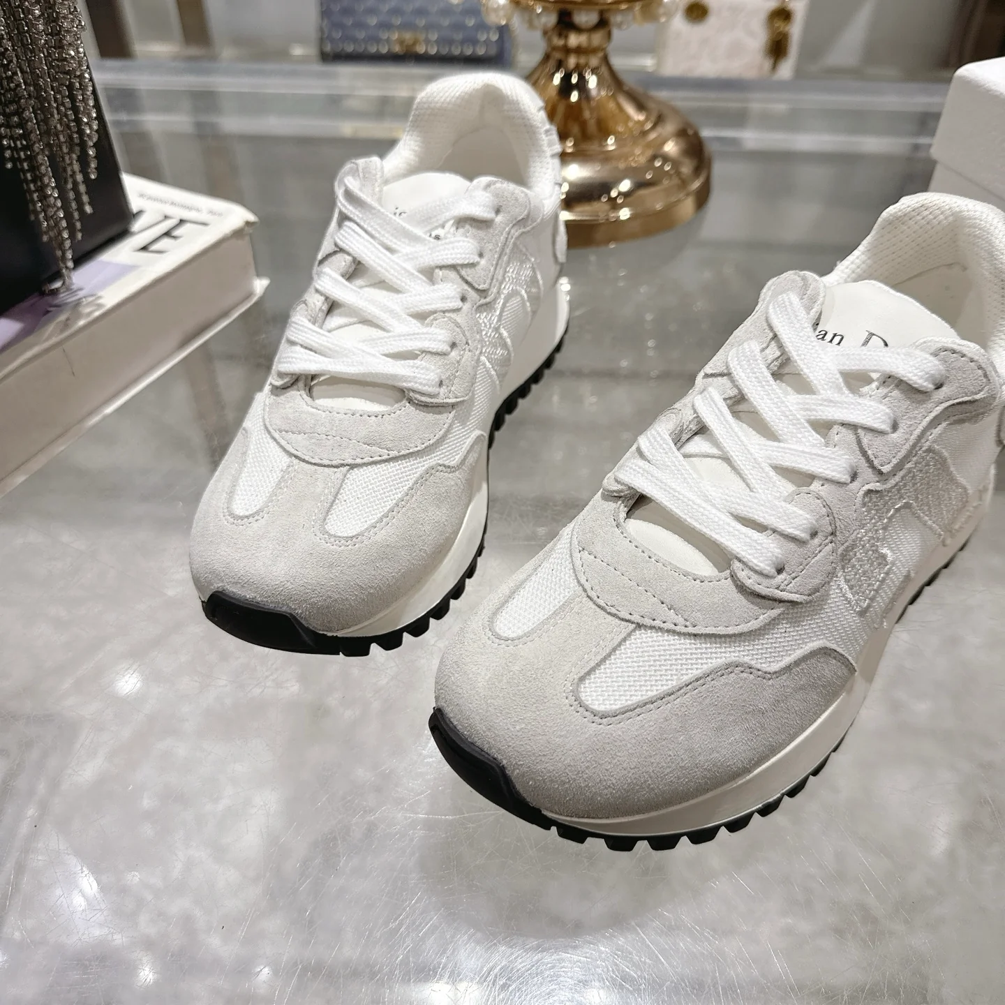 Dior Women's White Sneakers For Elegant Casual Fashion - Sneaker Replica Workshop