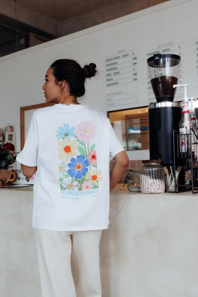 Pimkie T-shirt oversize avec print poitrine et dos