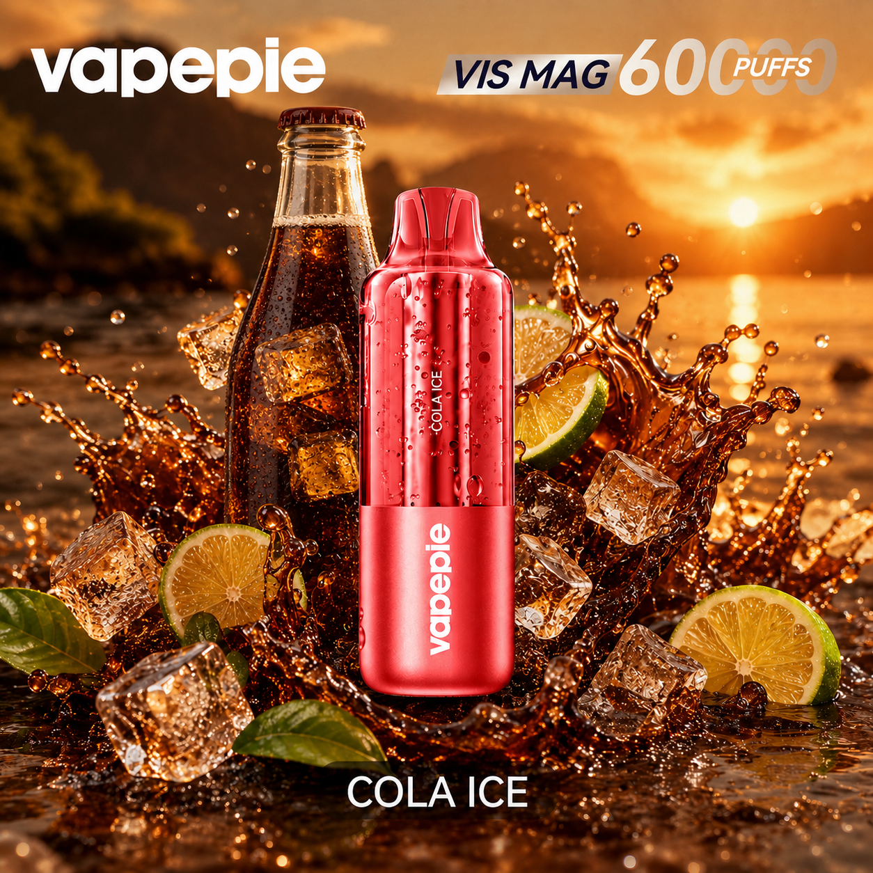 VAPEPIE VIS MAG 60 000 Potahů — 🔋Zařízení (baterie) + 💧Náplň (e-liquid)