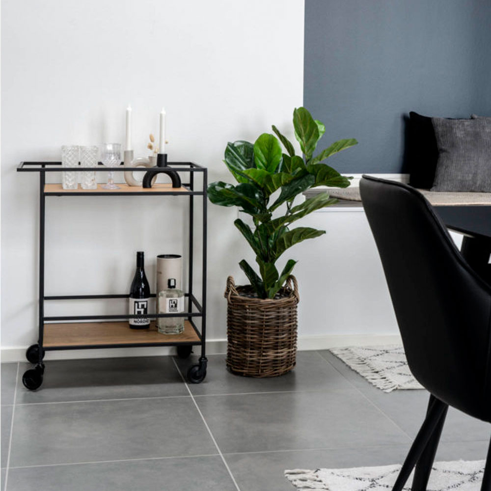 Keukentrolley Flore hout Naturel