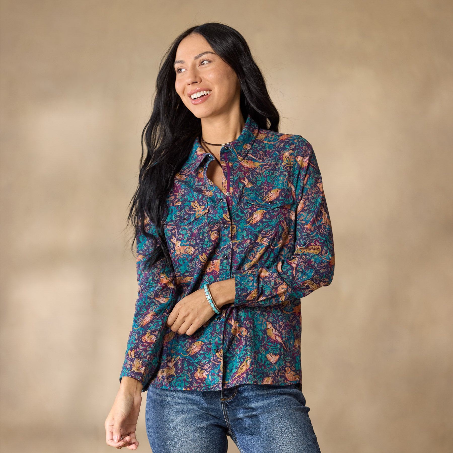 Woodsong Joy Shirt, Petite - Sundance Living