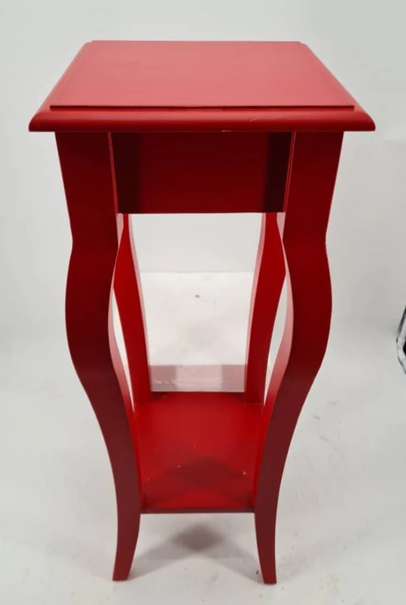 Country house style side table red H. 90 cm - country house style furniture