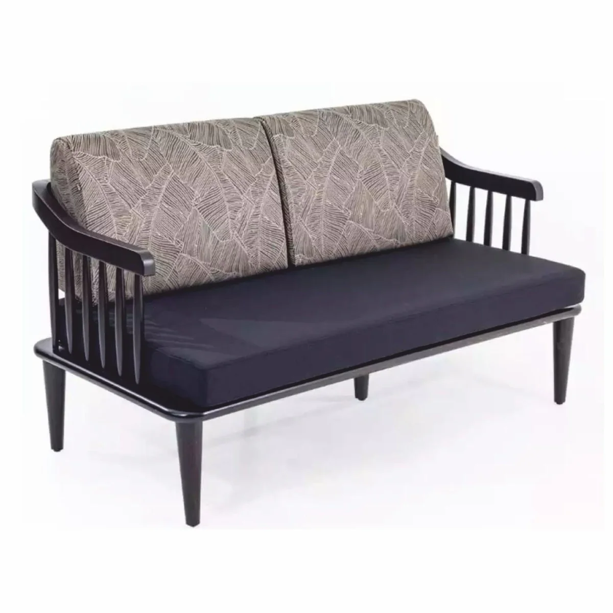 Luxury Sofa Purple / Gray 140 cm - Living Room & Hotel Furniture