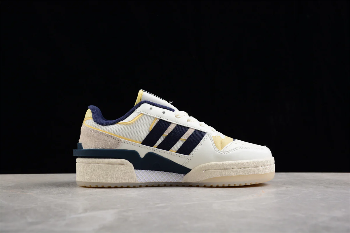 adidas Forum Exhibit Low in Off‑White/Shadow Navy - Sneaker Replica Workshop