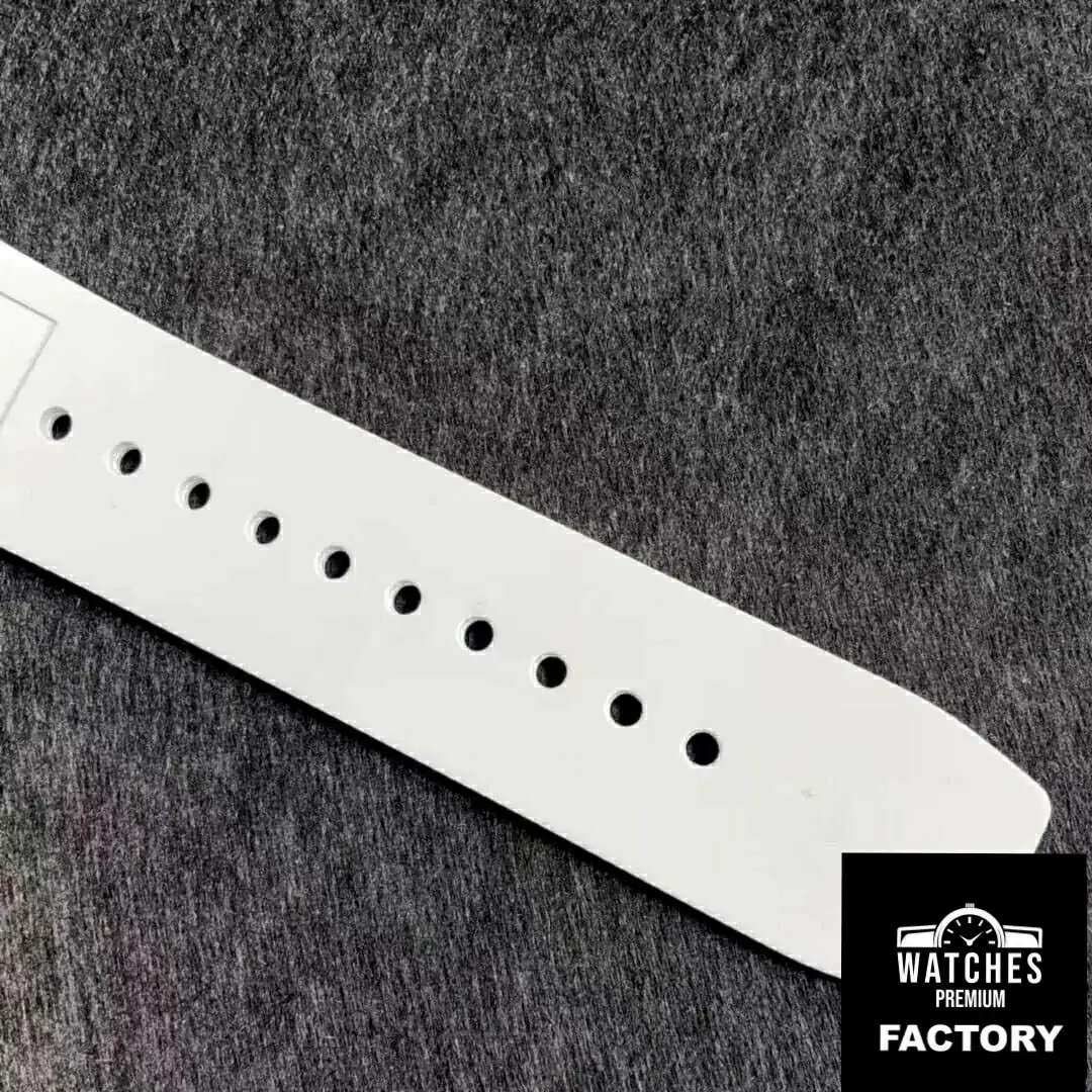 Richard Mille RM035 Americas KV Factory White Rubber Strap