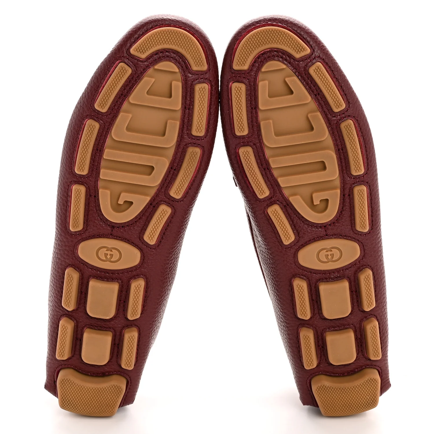 Soft Clove Calfskin Womens Horsebit Driver Loafers 40 Rosso Ancora - Top Club
