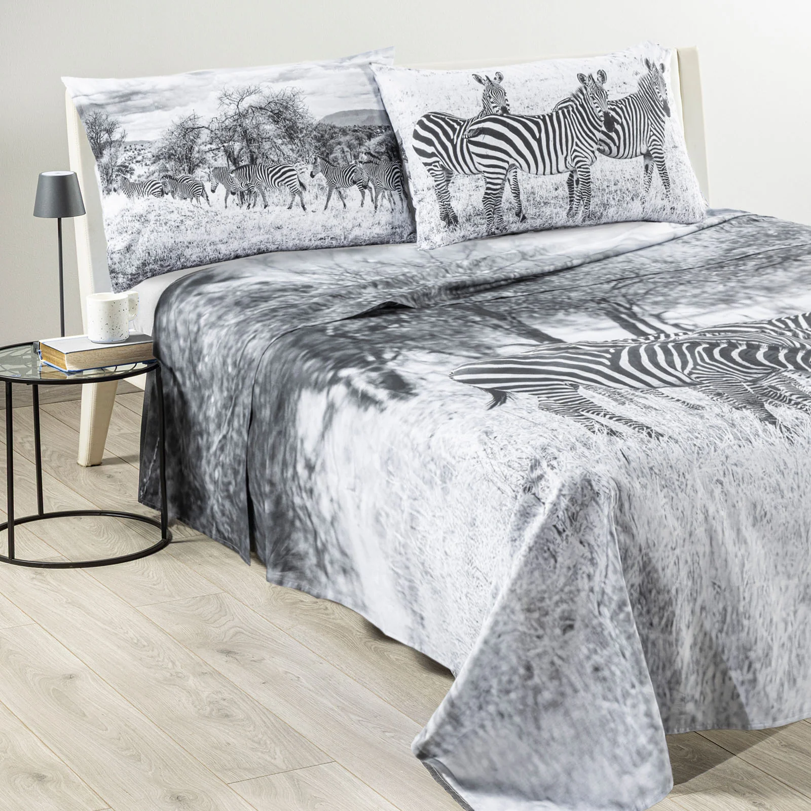 Lenzuola Copriletto In Cotone Savana Matrimoniale Unica Sogni Di Viaggio