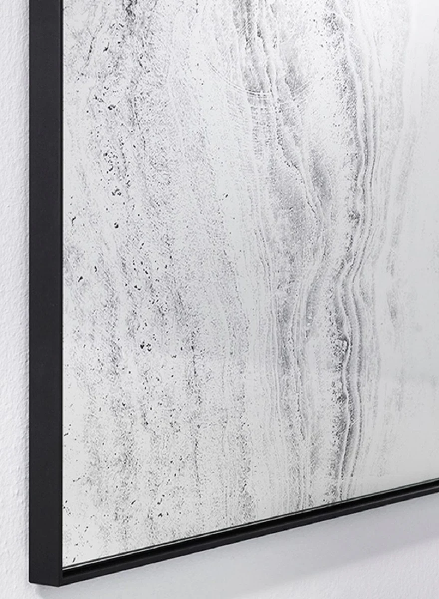 Designer wall mirror black 41 x 2 x H. 174 cm - living room mirror - bedroom mirror - bathroom mirror - cloakroom mirror - luxury collection