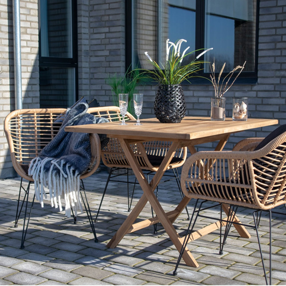 Houten tuintafel Jane Naturel