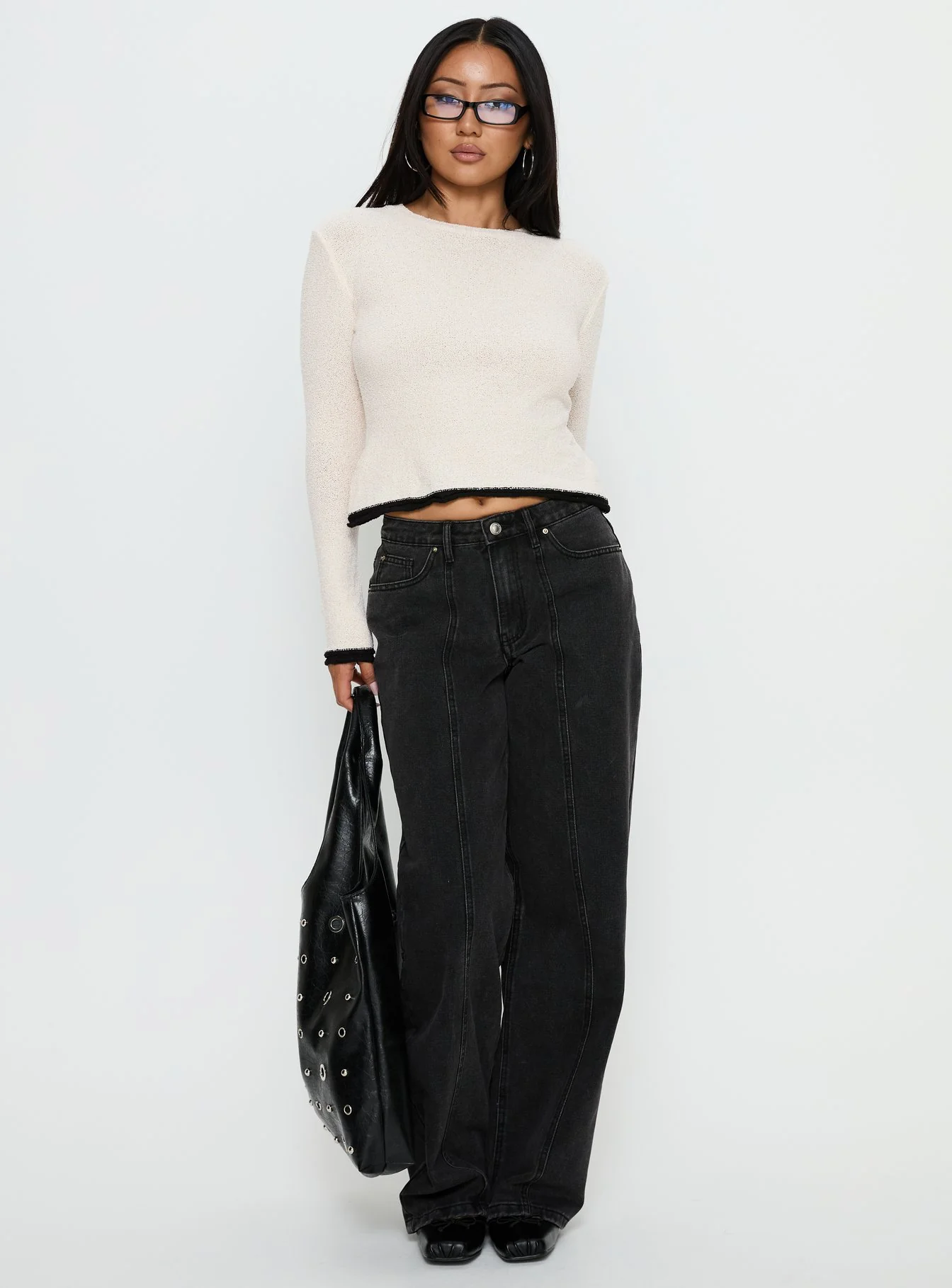 Keree Lightweight Knit Sweater Cream