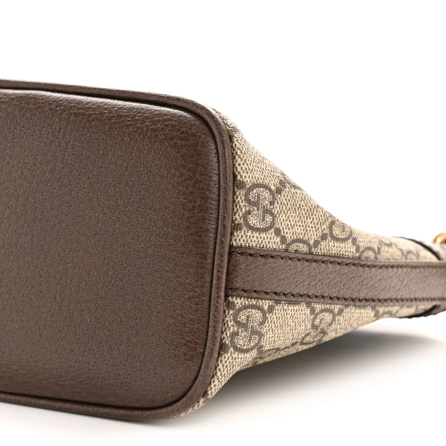 GG Supreme Monogram Web Ophidia Chain Shoulder Bag Brown - Top Club