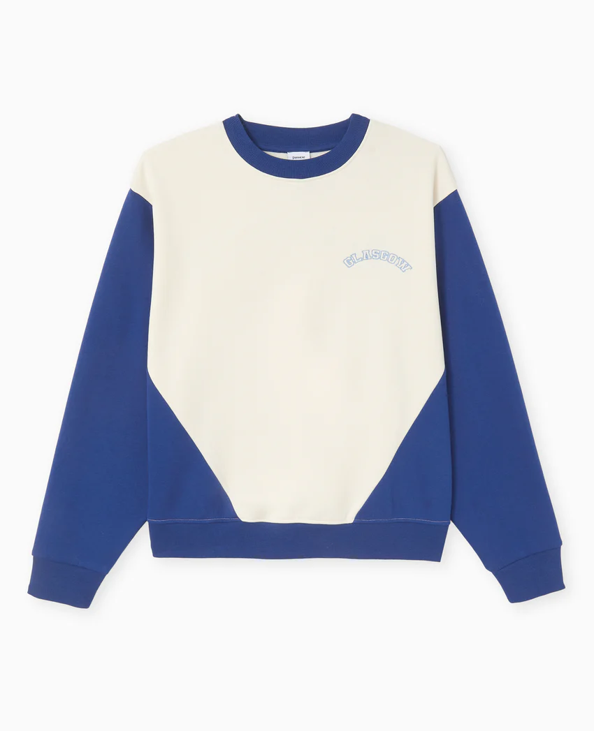 Pimkie Sweat bicolore avec broderie poitrine et dos