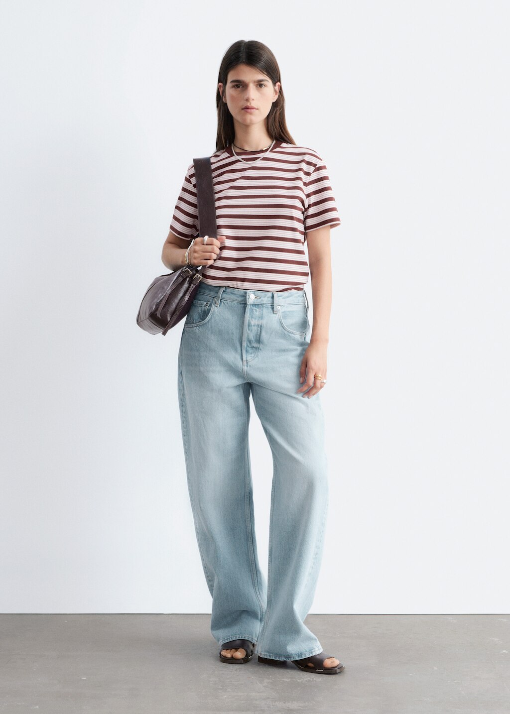 & Other Stories COTTON CREW-NECK T-SHIRT