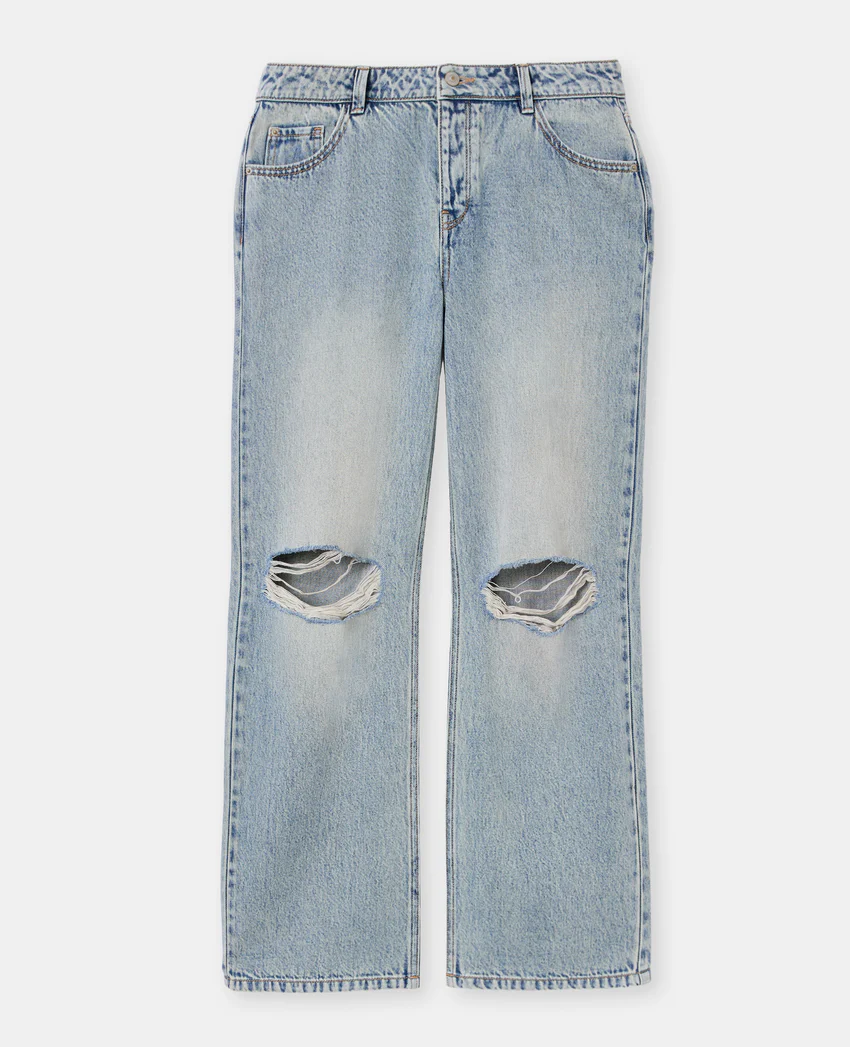 Pimkie Jean wide taille basse avec trous genoux