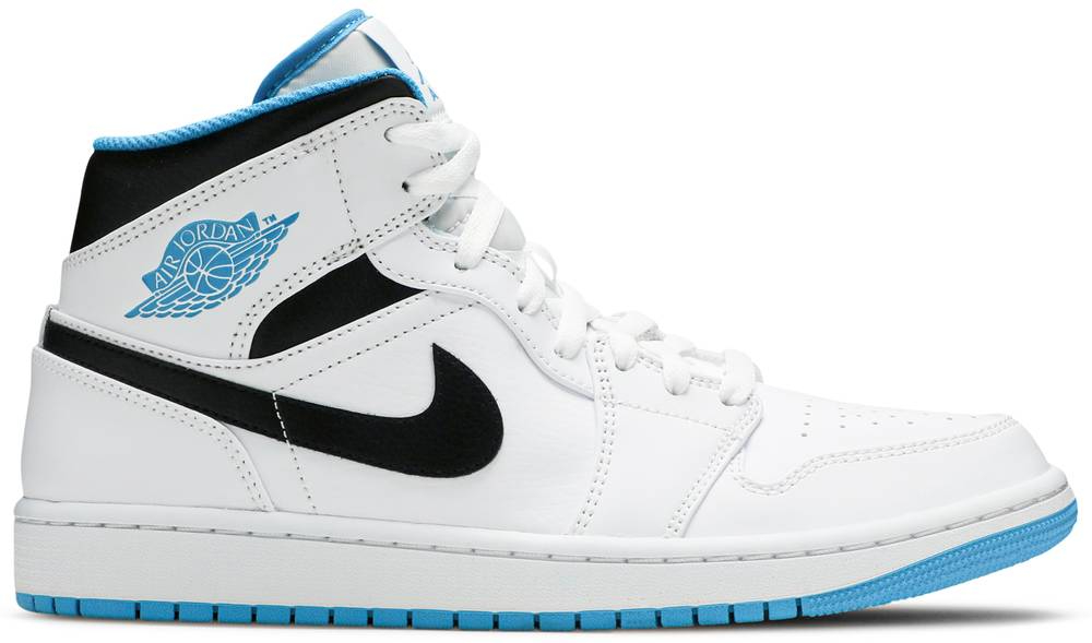 Air Jordan 1 Mid  Laser Blue  554724-141 - Sneaker Replica Workshop