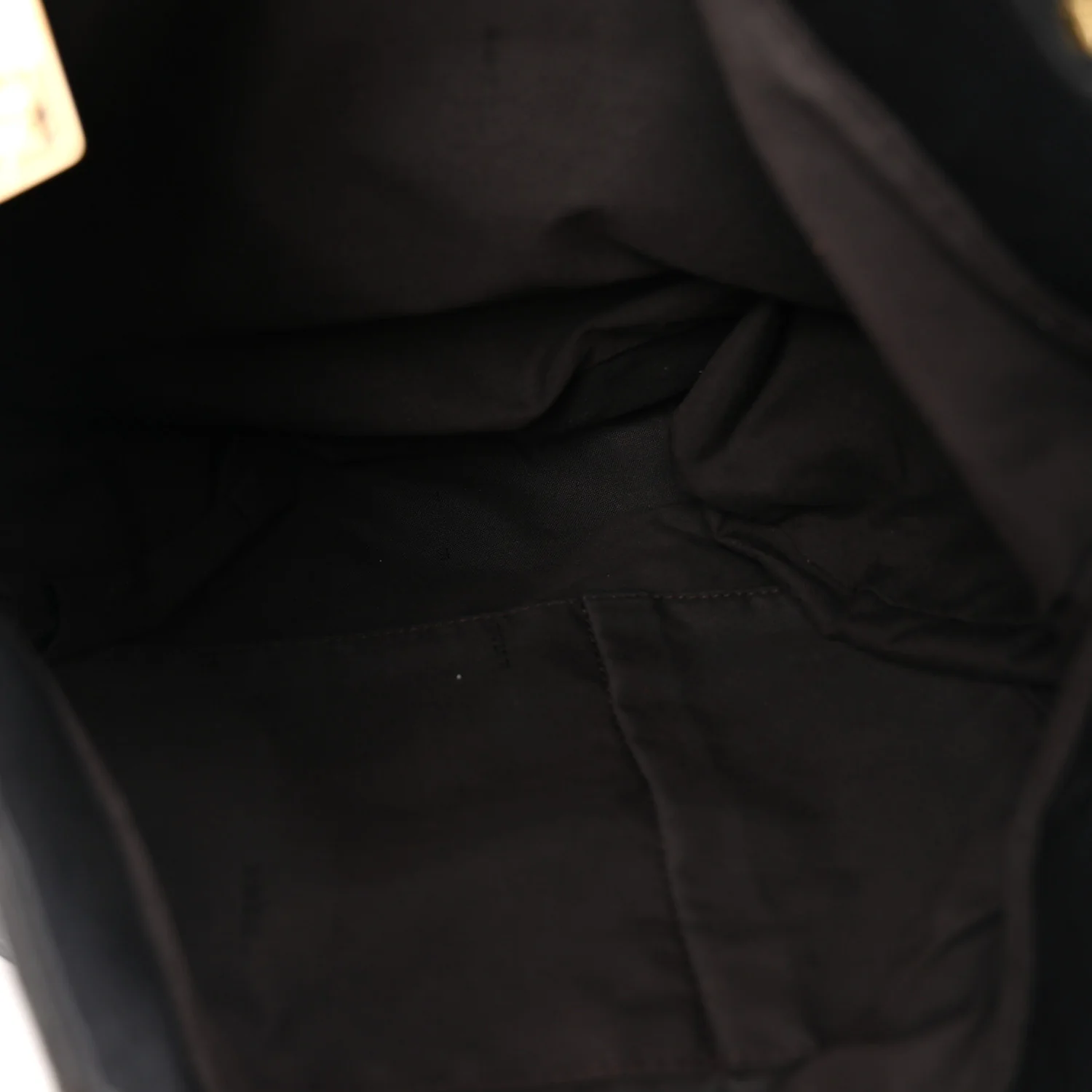 Crinkled Lambskin Mia Tote Black - Top Club