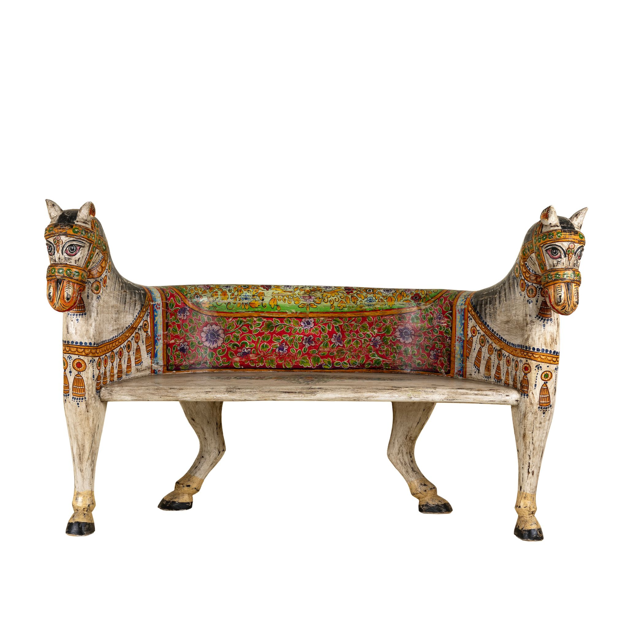 Hunar - Handbeschilderde Paardenbank