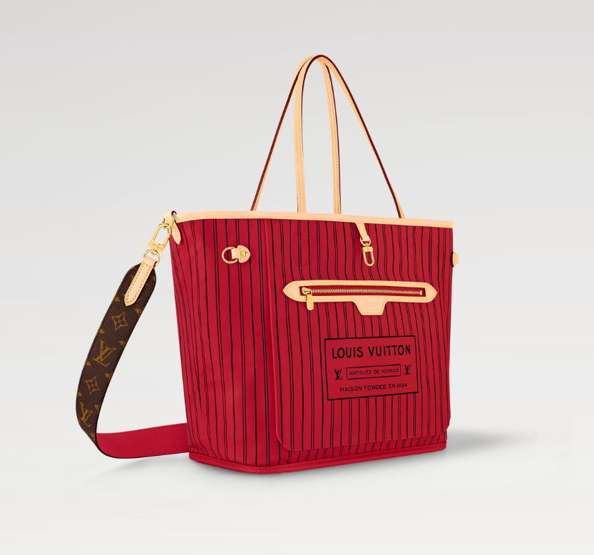 Louis Neverfull Bandouli??re Inside Out MM bag size: 31*28 * 14 cm - Top Club